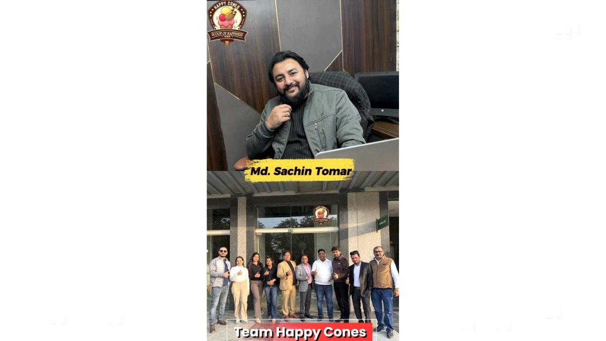 Happy cones is opening one of India’s first biggest ice cream parlour and café lounges: Spaze platinum sector 47 Gurugram